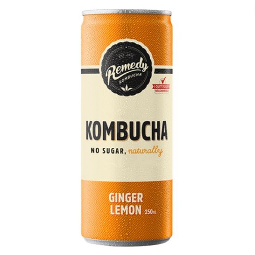 [204868-BB] Remedy Kombucha Ginger Lemon 250ml