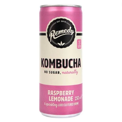 [204869-BB] Remedy Kombucha Raspberry Lemonade 250ml