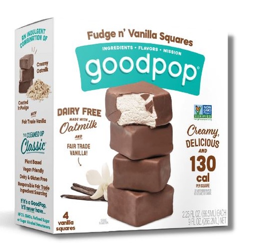 [204901-BB] Goodpop Fudge n Vanilla Squares 4-Pack